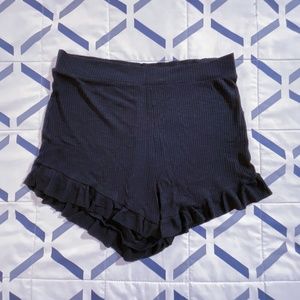 Aerie Ruffle Bottom Pajama Shorts